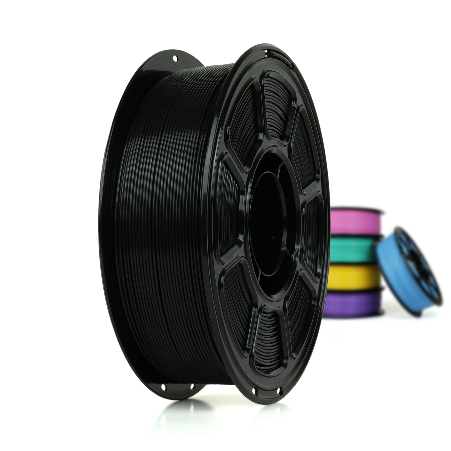 Black - Budget PLA Filament - 1.75mm, 1kg