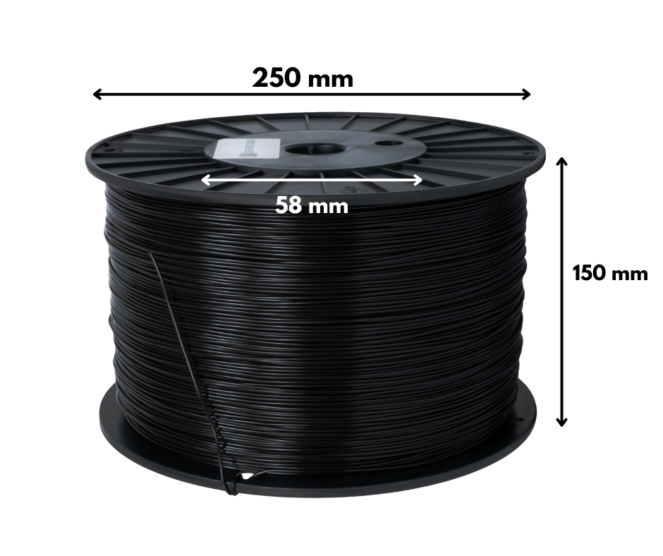 Gray - Standard PLA Filament - 1.75mm, 10kg