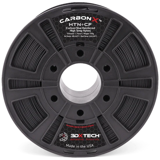 Black - 1.75mm 3DXTech CARBONX™ HTN+CF Filament - 0.75 kg 3DXTech