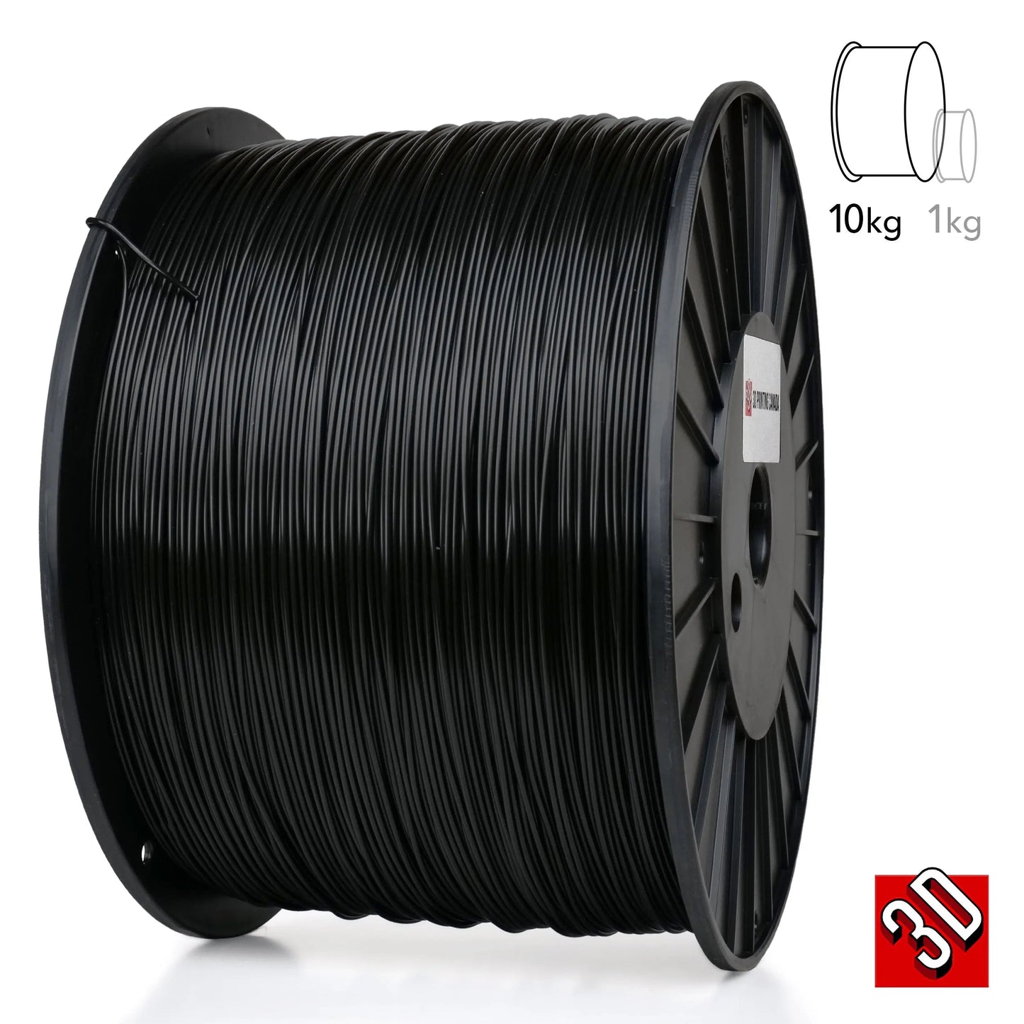 Black - Standard PETG Filament - 2.85mm, 10kg 3D Printing Canada