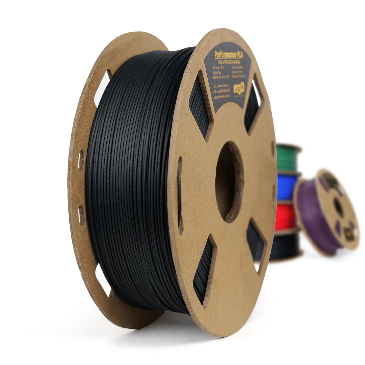 Fibre de Carbone - 1.75mm Matter3D Performance PLA Filament - 1 kg