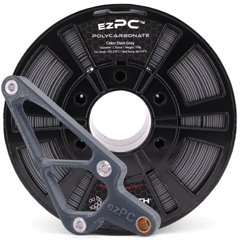 Dark Gray - 1.75mm 3DXTech ezPC™ (Polycarbonate) Filament - 0.75 kg