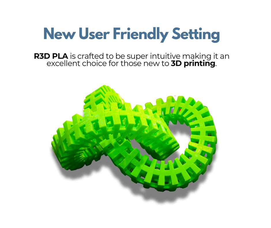 Bleu Marin - R3D High Speed Matte PLA Filament - 1.75mm, 1kg