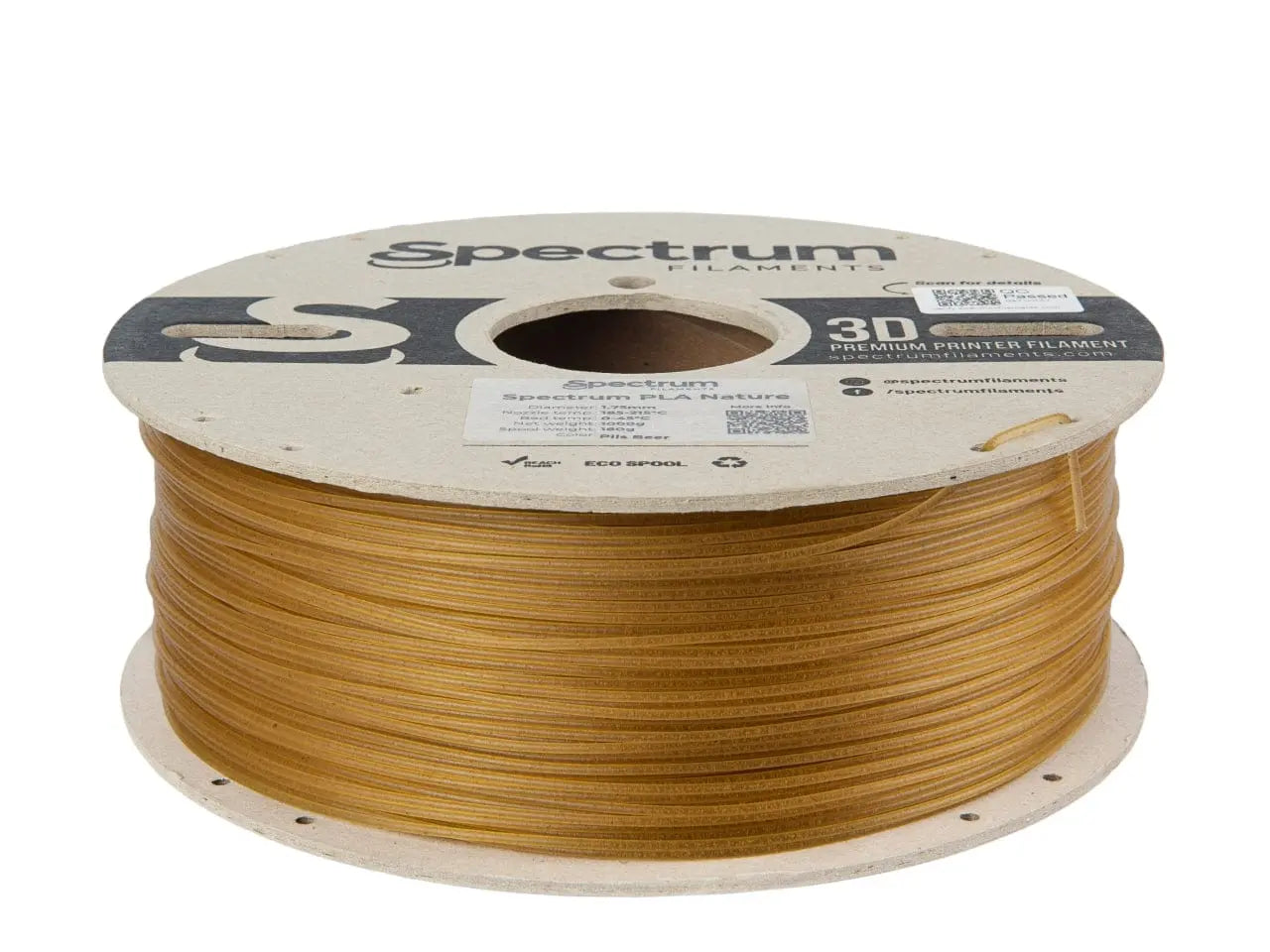 Pils Bier - Specter Nature PLA Filament - 1.75mm, 1kg