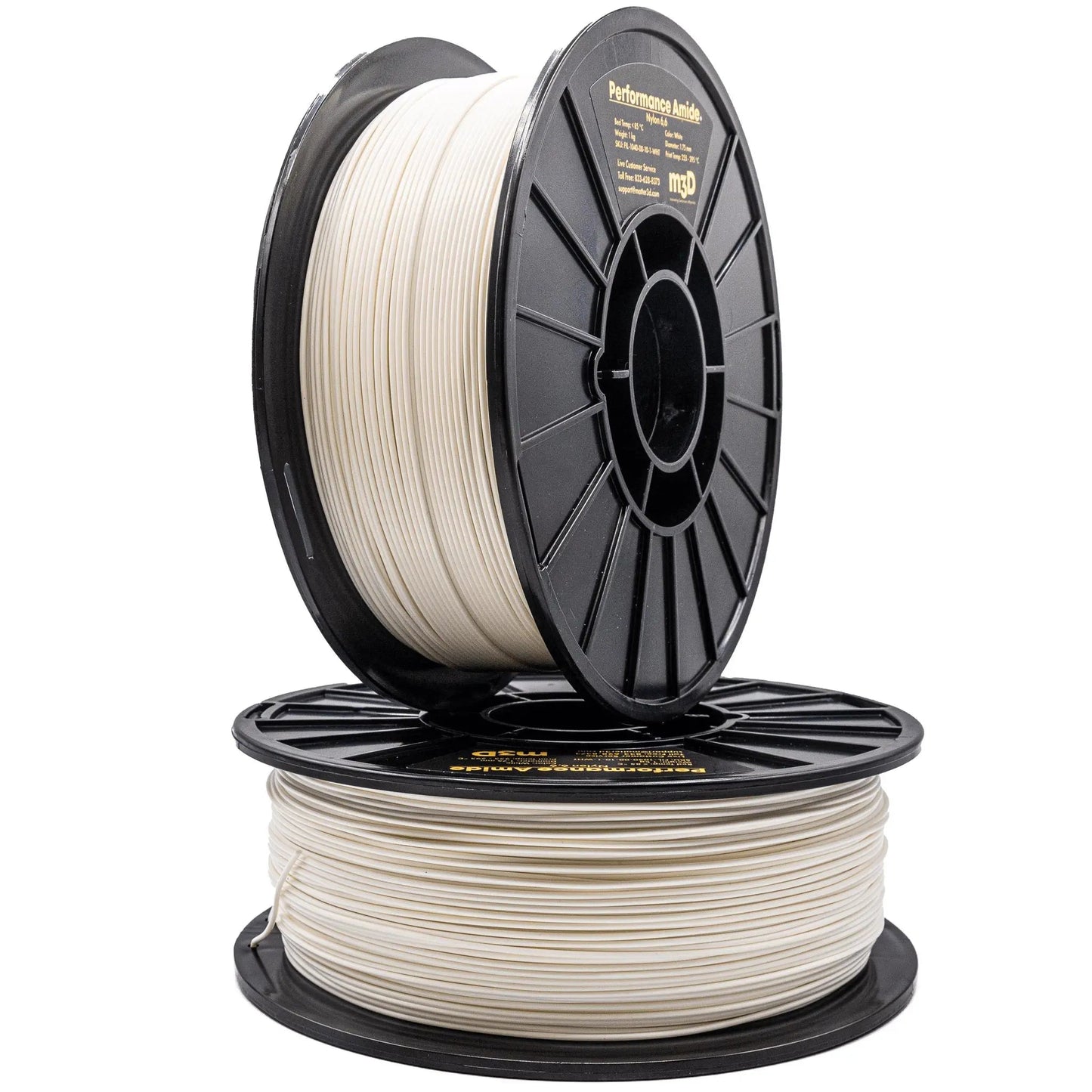White - 1.75mm Matter3D Performance Nylon (PA66) Filament - 1 kg