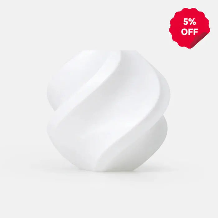 White - Bambu Lab TPU 95A HF Filament - 1.75mm, 1kg Bambu Lab