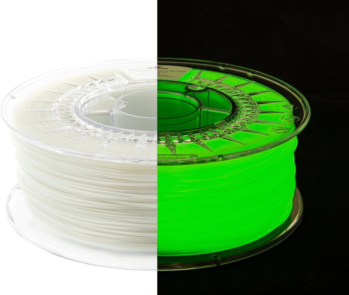 Filament ASA 275 Phosphorescent Jaune Vert 1.75 mm 0.25 Kg Spectrum Durable UV Résistant Pour Imprimante 3D