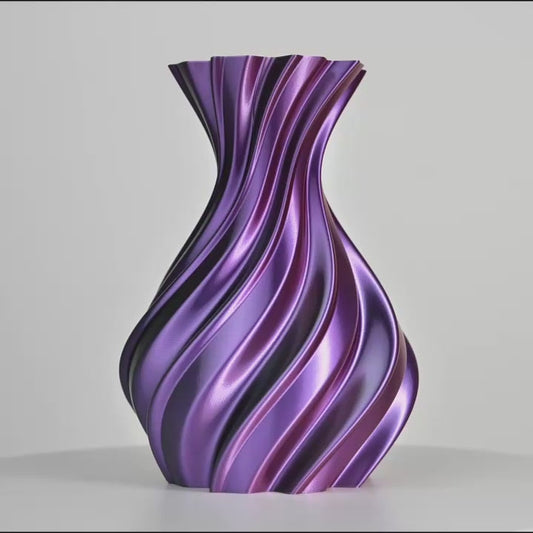Rouge/Vert/Violet - Filament PLA soyeux standard tri-couleur - 1,75 mm, 1 kg