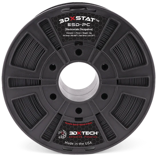 Black - 1.75mm 3DXTech 3DXSTAT® ESD-PC Filament - 0.75 kg 3DXTech