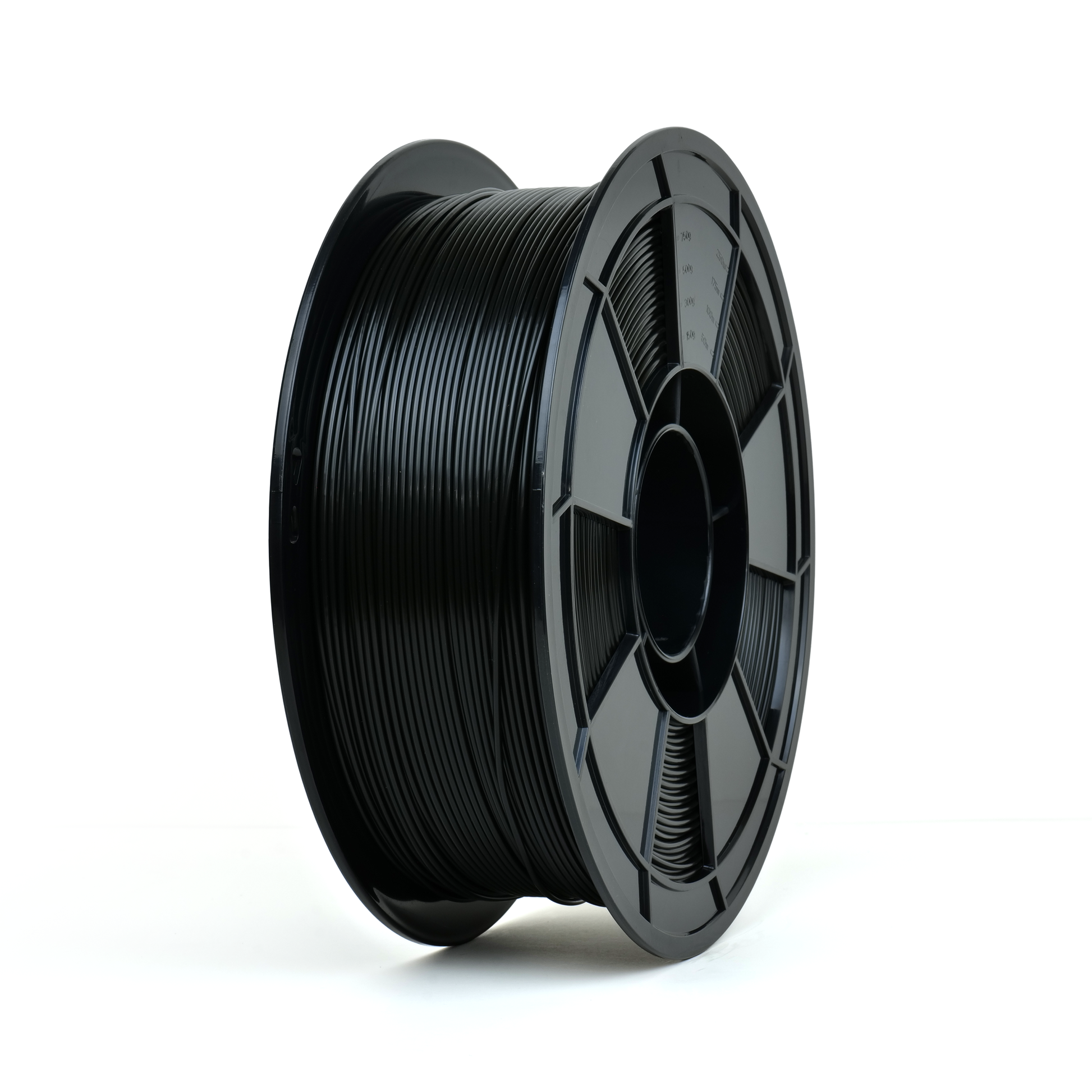 Black - Canadian-made Basic PLA Filament - 1.75mm, 1kg 3D Printing Canada
