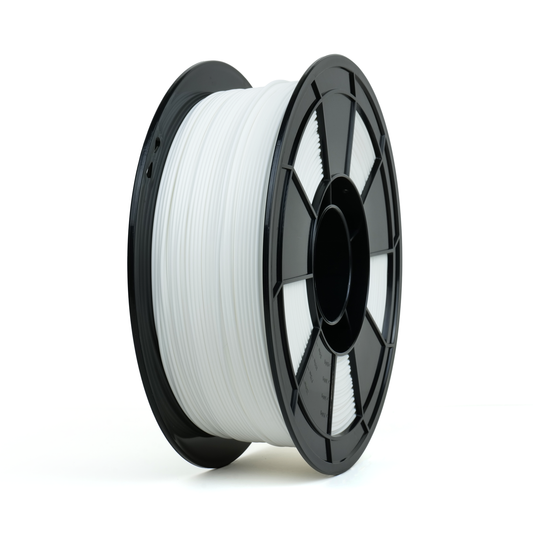 White - Canadian-made Basic PLA Filament - 1.75mm, 1kg 3D Printing Canada