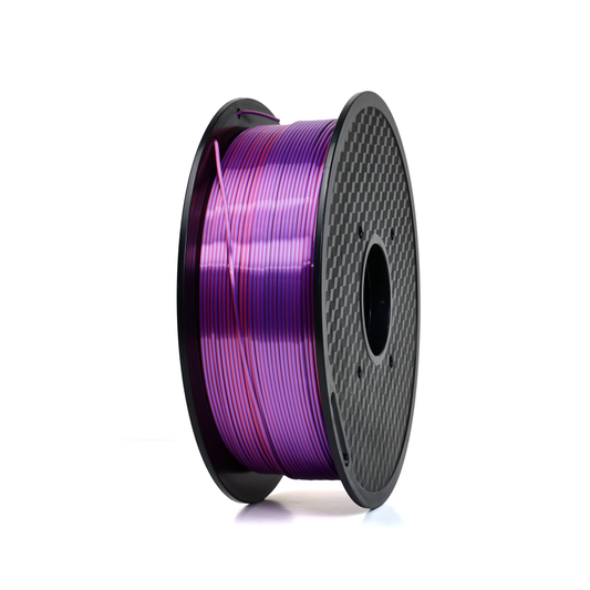 Red/Green/Purple - Tri-Color Standard PLA Silk Filament - 1.75mm, 1kg 3D Printing Canada