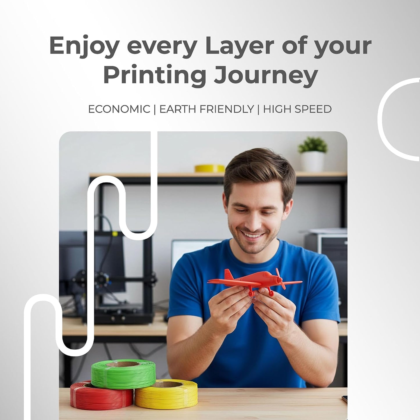 Black - Unveil Form Refill PLA - 1.75mm, 1kg Unveil Form