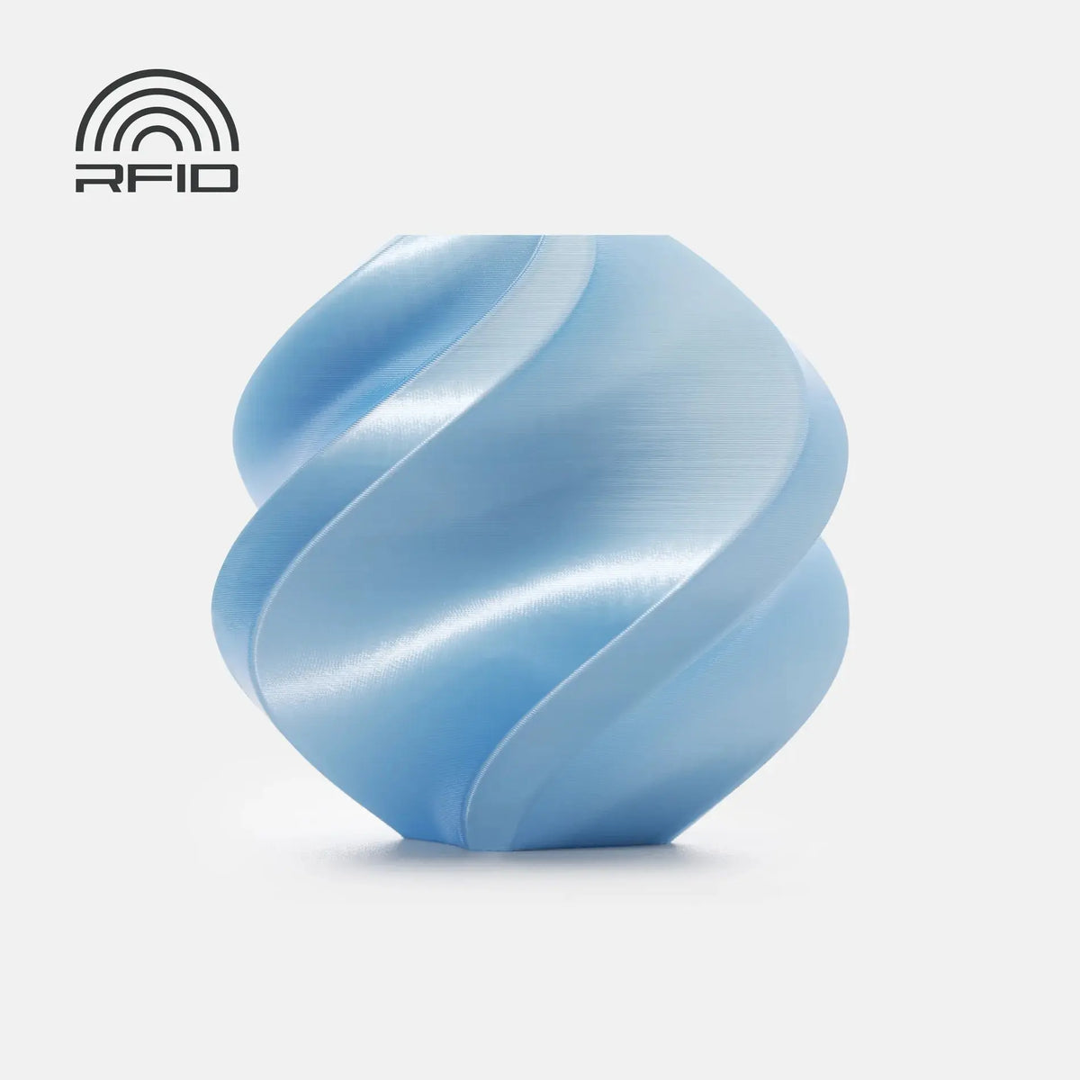 Baby Blue - Bambu Lab PLA Silk+ Filament - 1.75mm, 1kg Bambu Lab