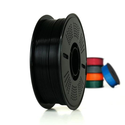 Black - Budget PETG Filament - 1.75mm, 1kg 3D Printing Canada