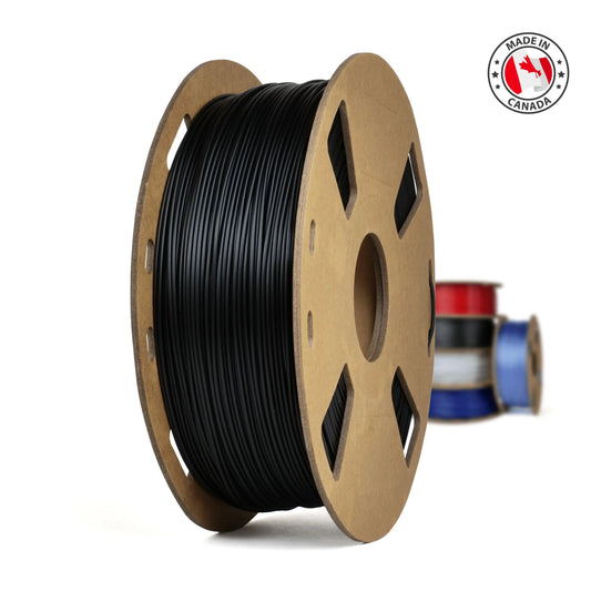 Black - Canadian-made UltiMate PETG+ Filament - 2.85mm, 1kg
