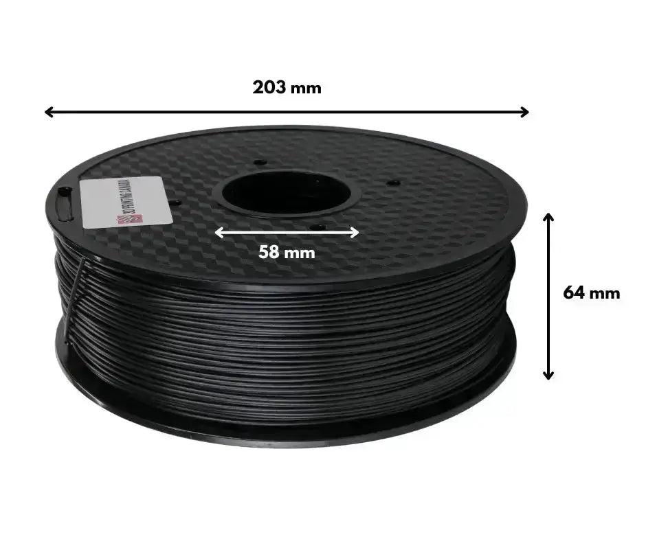Grey - Standard Flexible PLA Filament - 1.75mm, 1kg 3D Printing Canada