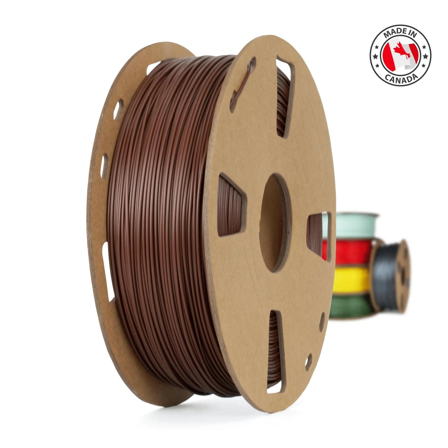 Marron - Canadian-made PLA+ Filament - 1.75mm, 1 kg