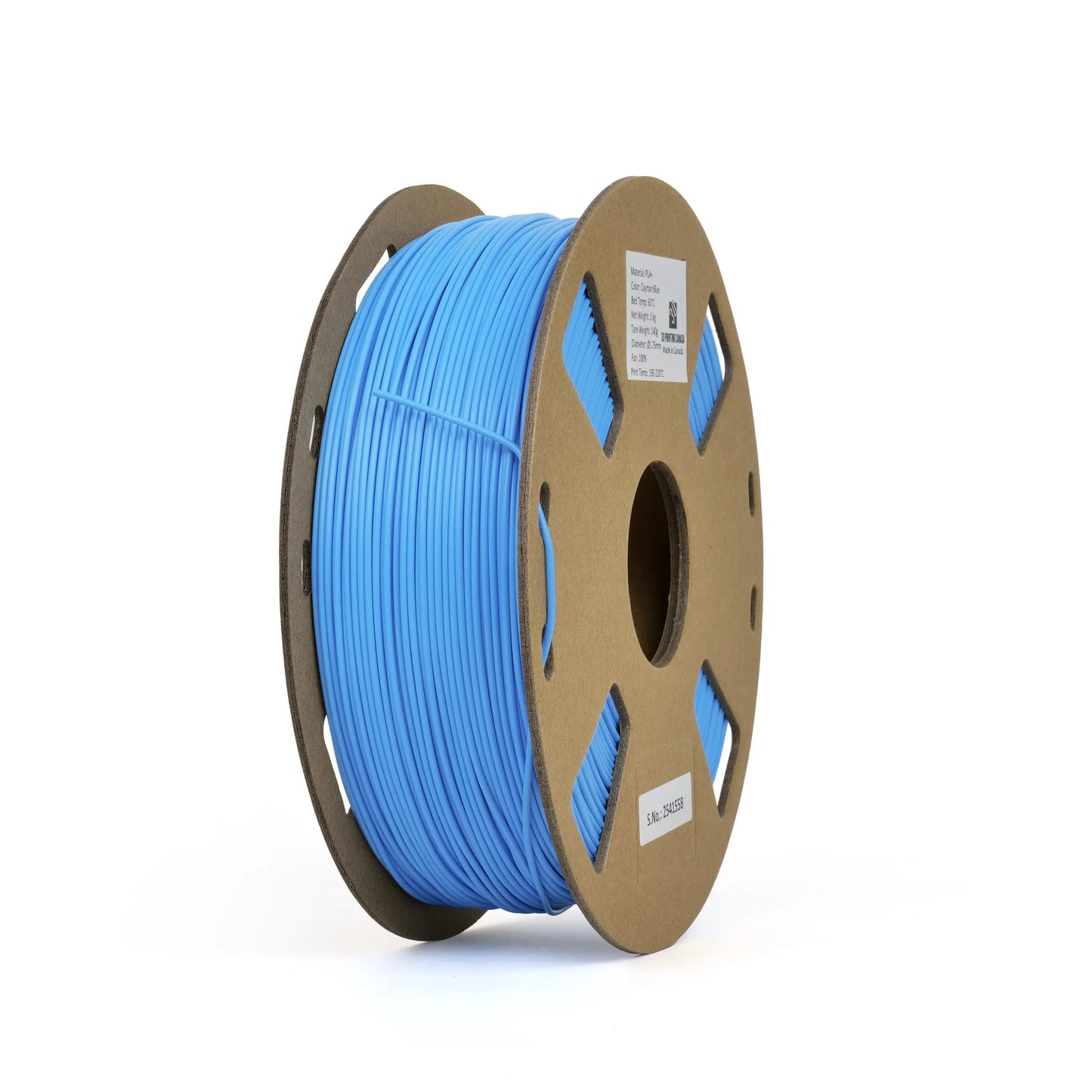 Cayman Blue - Canadian-made PLA+ Filament - 1.75mm, 1kg 3D Printing Canada