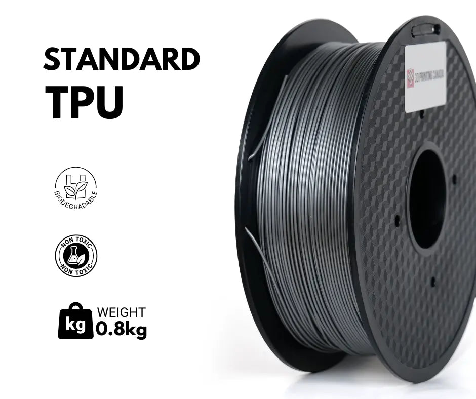 Dark Orange - Standard TPU Filament - 1.75mm, 1kg 3D Printing Canada