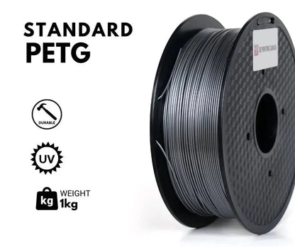 Grey - Standard PETG-GF Filament - 1.75mm, 1kg 3D Printing Canada