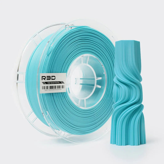 Ice Blue - R3D High Speed Matte PLA Filament - 1.75mm, 1kg R3D