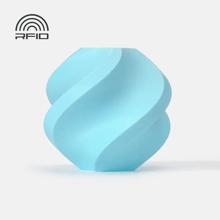 Matte Ice Blue - Bambu Lab PLA Matte Filament - 1.75mm, 1kg Bambu Lab