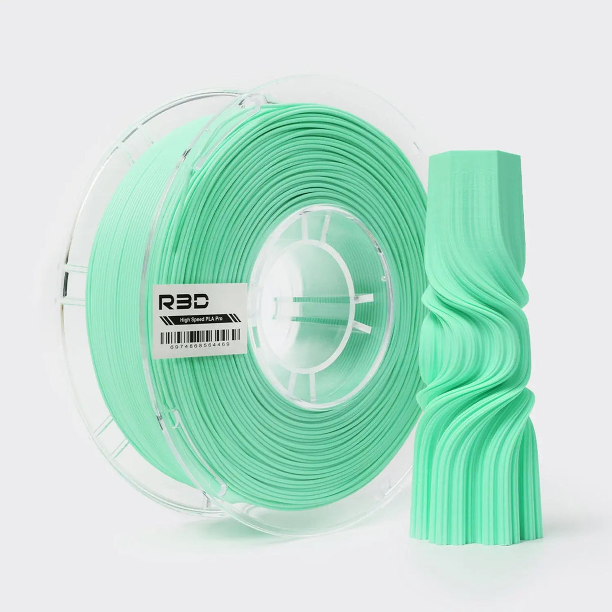 Mint Green - R3D High Speed Matte PLA Filament - 1.75mm, 1kg R3D
