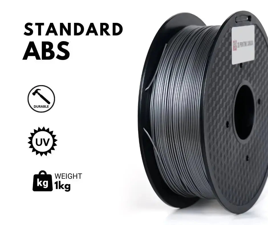 Natural - Standard Flame Retardant ABS Filament - 1.75mm, 1kg 3D Printing Canada