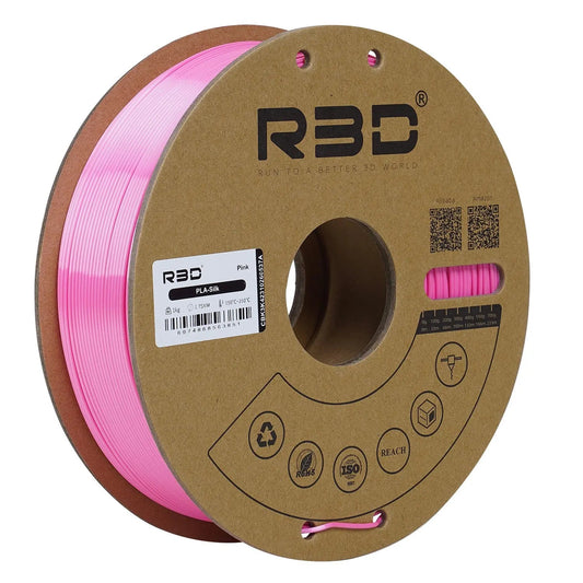 Pink - R3D Silk PLA Filament - 1.75mm, 1kg R3D