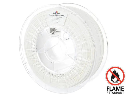 Polar White - Spectrum FlameGuard ASA 275 Filament - 1.75mm, 1kg Spectrum Filaments