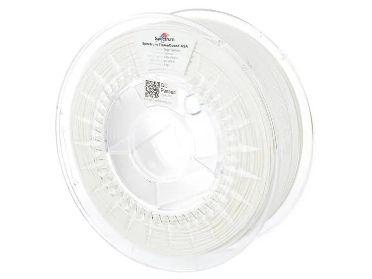 Polar White - Spectrum FlameGuard ASA 275 Filament - 1.75mm, 1kg Spectrum Filaments