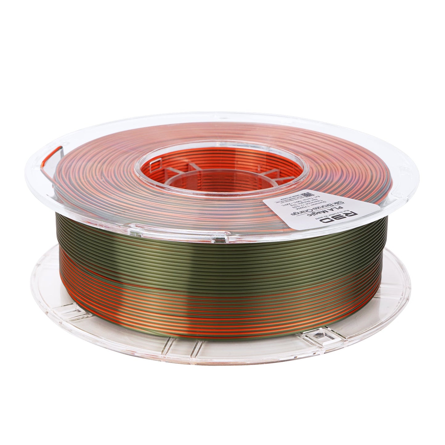 Bronze/Orange - R3D Dual Colour Silk PLA Magic Filament - 1.75mm, 1kg