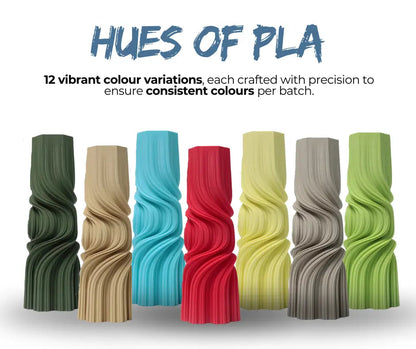 Ice Blue - R3D High Speed Matte PLA Filament - 1.75mm, 1kg R3D