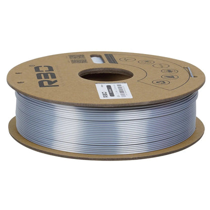 Silver - R3D Silk PLA Filament - 1.75mm, 1kg R3D