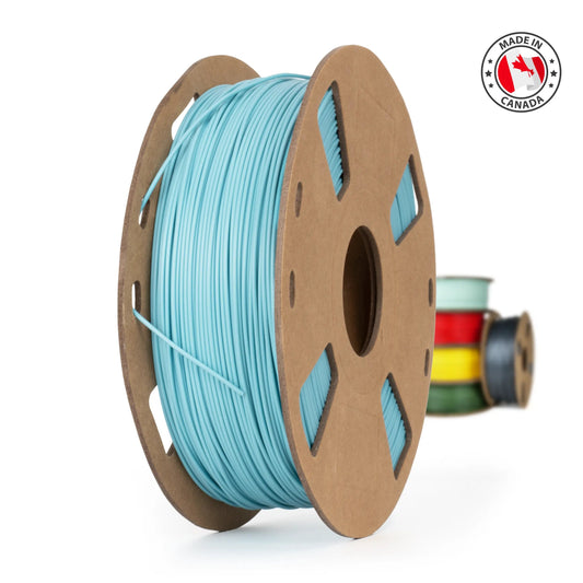 Teal - Canadian-made PLA+ Filament - 1.75mm, 1kg 3D Printing Canada