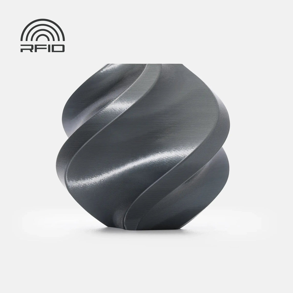 Titan Gray - Bambu Lab PLA Silk+ Filament - 1.75mm, 1kg Bambu Lab