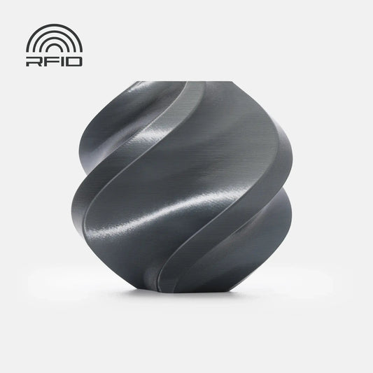 Titan Gray - Bambu Lab PLA Silk+ Filament - 1.75mm, 1kg Bambu Lab