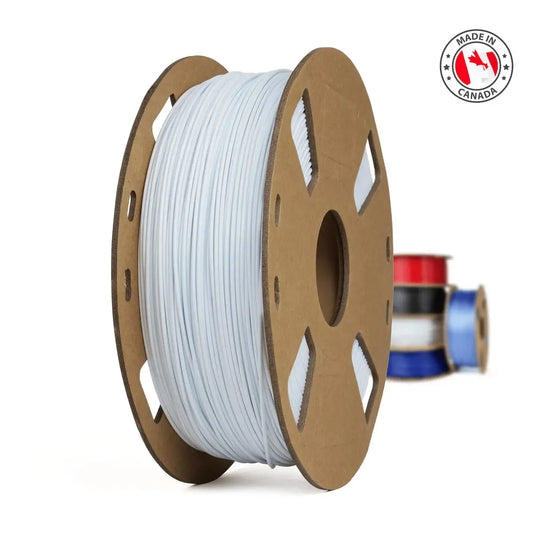 White - Canadian-made UltiMate PETG+ Filament - 2.85mm, 1kg 3D Printing Canada