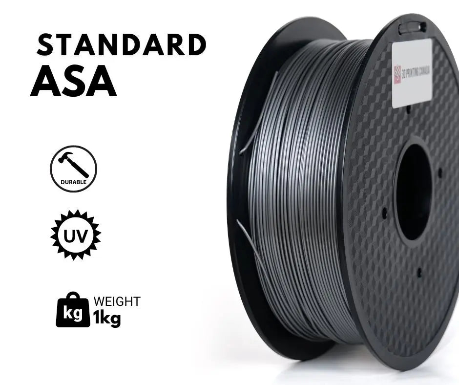 White - Standard ASA Filament - 1.75mm, 1kg