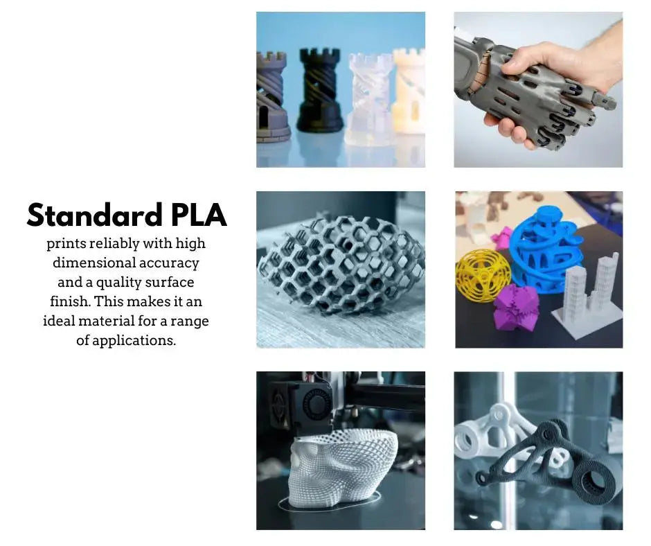 Yellow - Standard PLA Silk Filament - 1.75mm, 1kg 3D Printing Canada