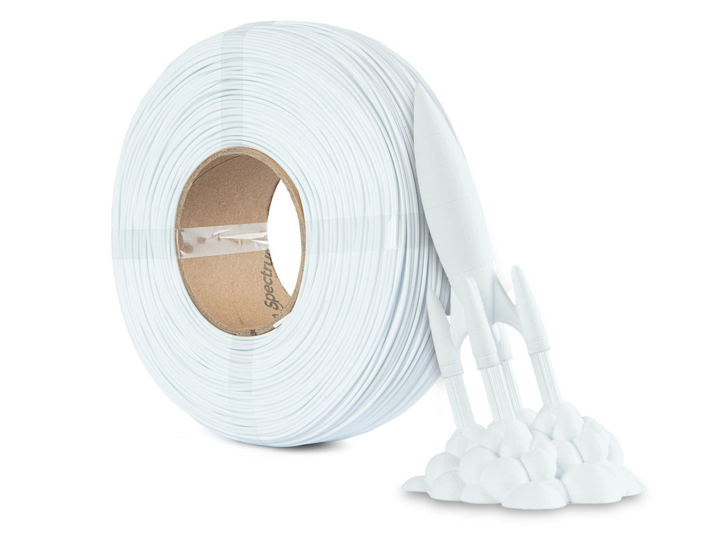 Arctic White - Spectrum Premium PLA Filament High Speed Refill - 1.75mm, 1kg Spectrum Filaments