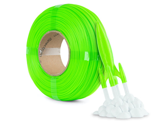 Neon Green UV - Spectrum Premium PLA Filament High Speed Refill - 1.75mm, 1kg Spectrum Filaments